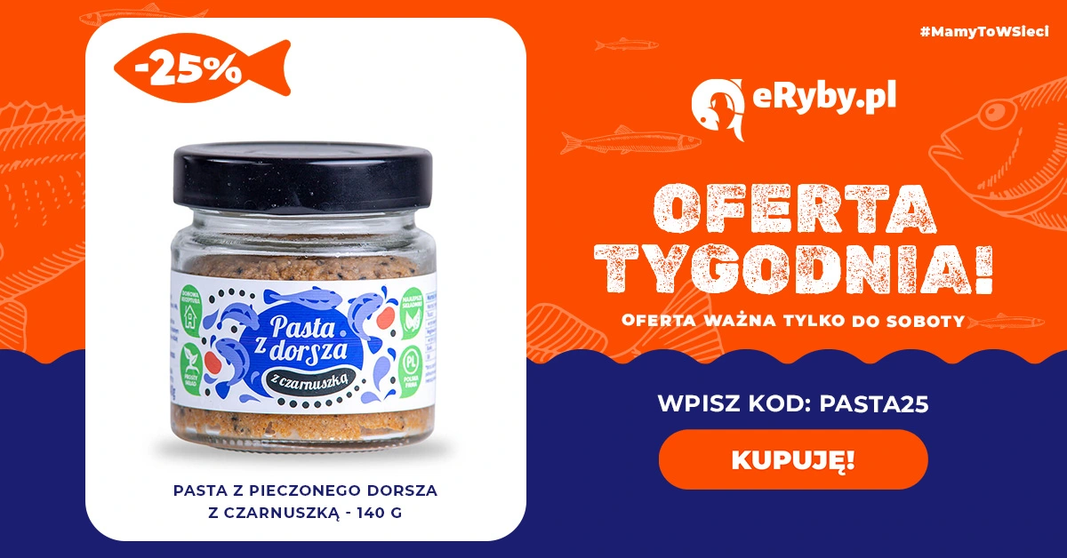 Oferta tygodnia - pasta z dorsza z czarnuszką